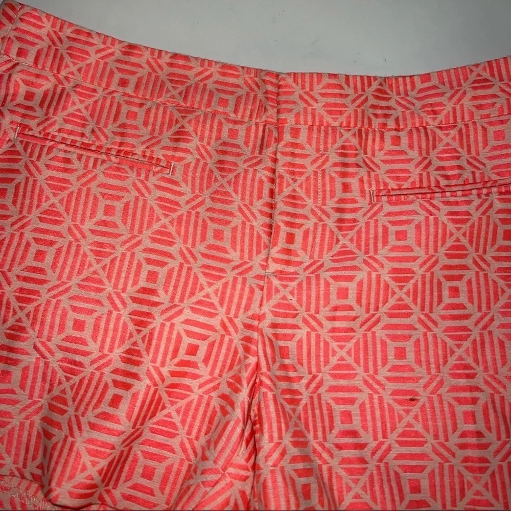 Gap Clear Front Pink Jacquard Shorts